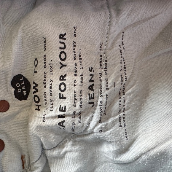 Madewell Barrel Darted Jeans Size 31 - Picture 5 of 6